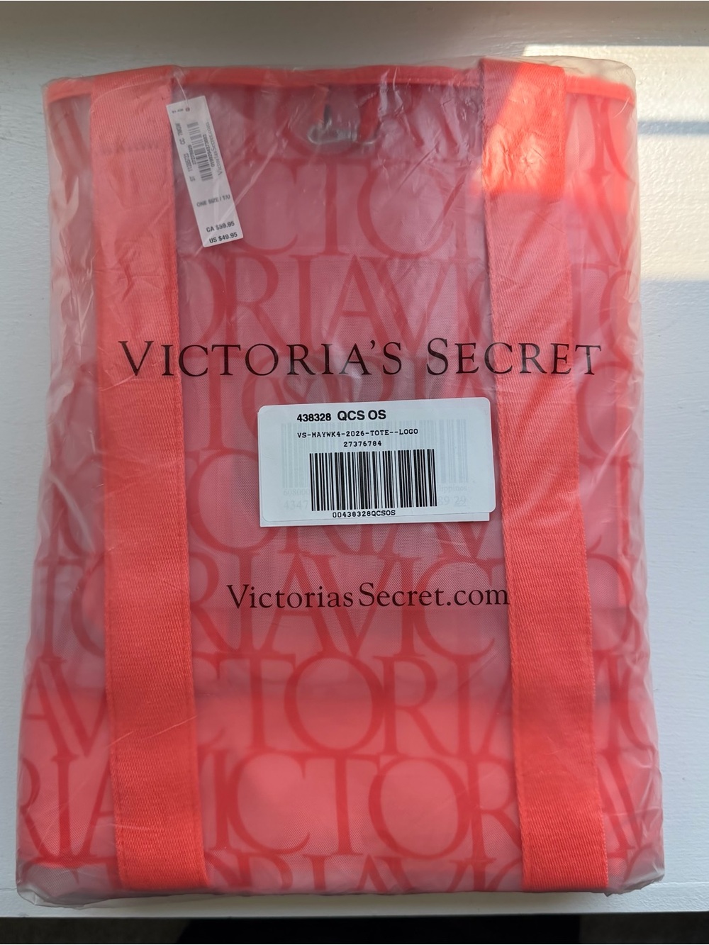 NWT Victoria’s Secret Summer Mesh Tote and Beach Towel Set - Picture 5 of 7